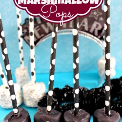 Marshmallow Pops New Years Treat
